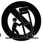 Cart Tip-Over Warning Warning symbol: do not place the apparatus on an unstable cart that could tip over
