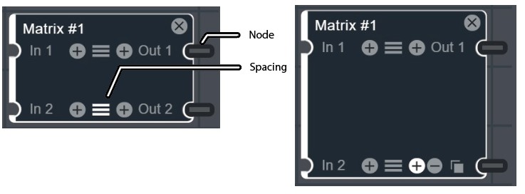 Matrix Module Row Spacing Matrix Module Row Spacing