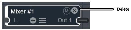 Mixer Module Delete Mixer Module Delete