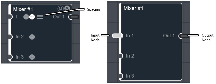 Mixer Module Row Spacing Mixer Module Row Spacing