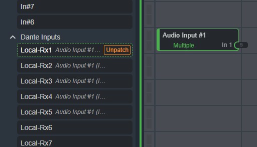 Multi Channel Patched Input Multi Channel Patched Input