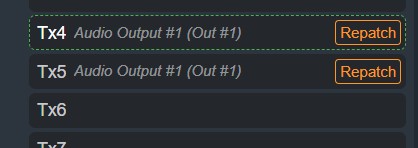 Output Repatch