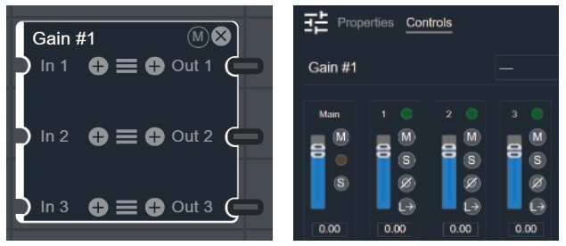 Processing Module Add Channel Controls