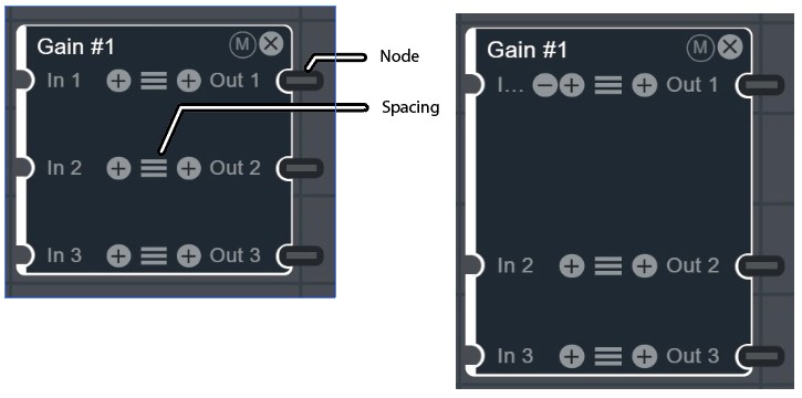 Processing Module Row Spacing