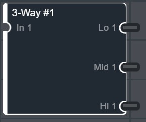 3 Way Crossover IO