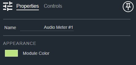 Audio Meter Properties