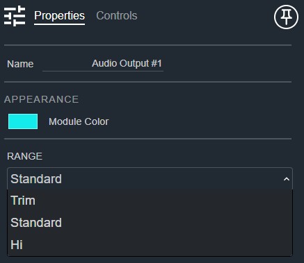 Audio Output Properties
