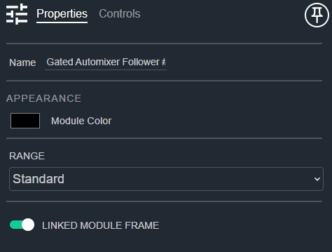 Gated Automixer Follower Properties