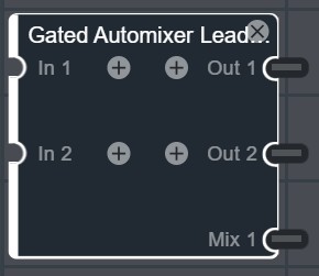 Gated Automixer Leader IO
