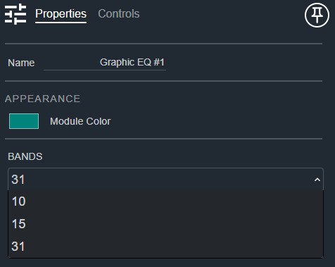 Graphic EQ Properties