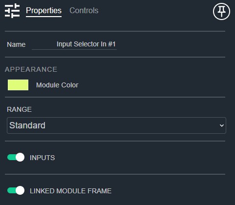 Input Selector In Properties