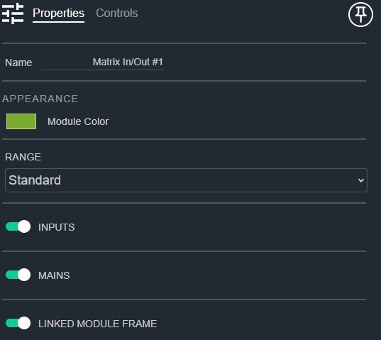 Matrix In Out Properties