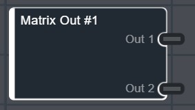 Matrix Out IO