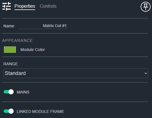 Matrix Out Properties