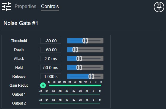 Noise Gate Controls