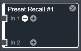 Preset Recall IO