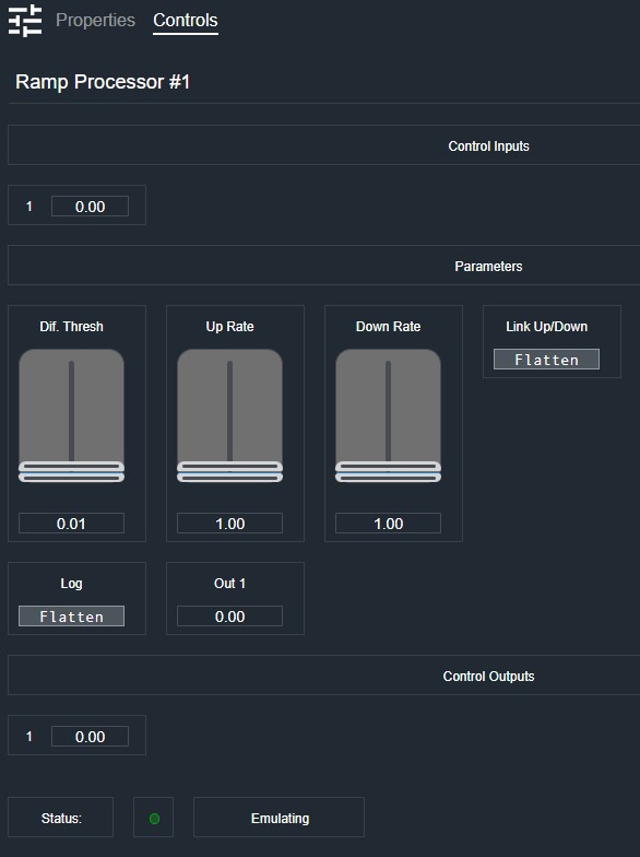 Ramp Processor Controls