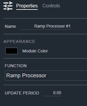 Ramp Processor Properties