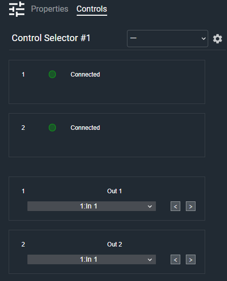 Control Selector Controls