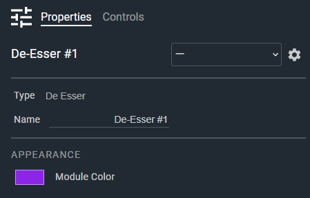 De-Esser Properties