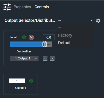 Output Selector/Distributor Overview