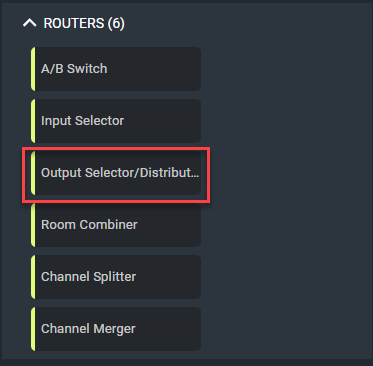 Output Selector/Distributor Overview
