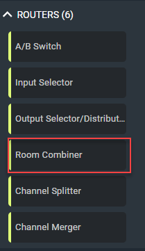 Room Combiner Controls