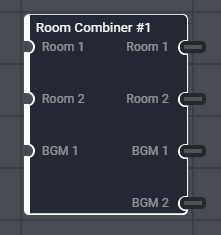 Room Combiner Controls
