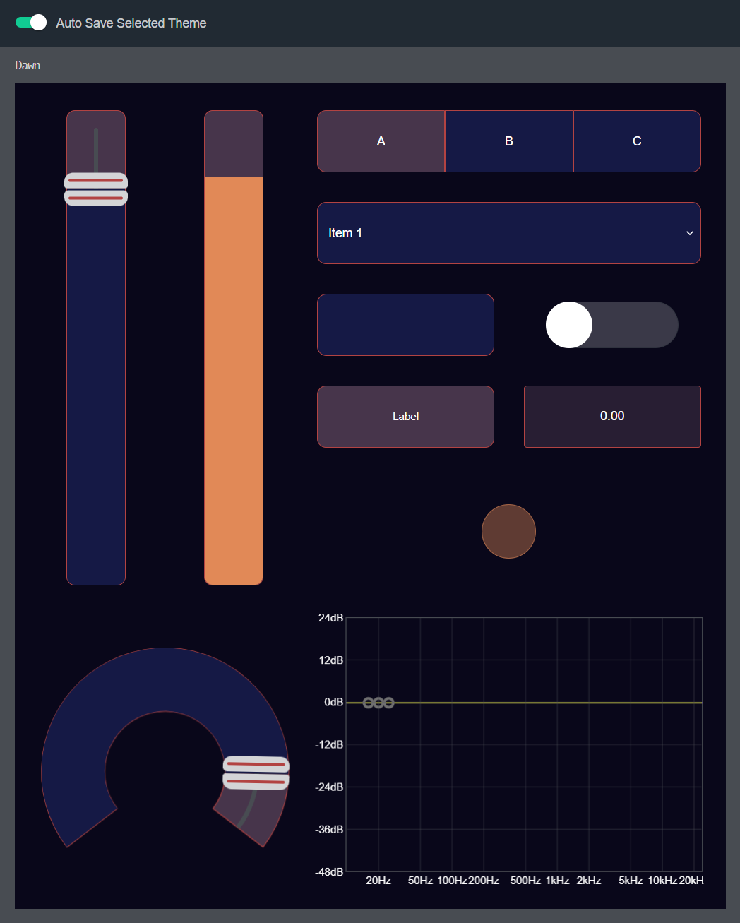 Custom Control Theme Manager Editing View